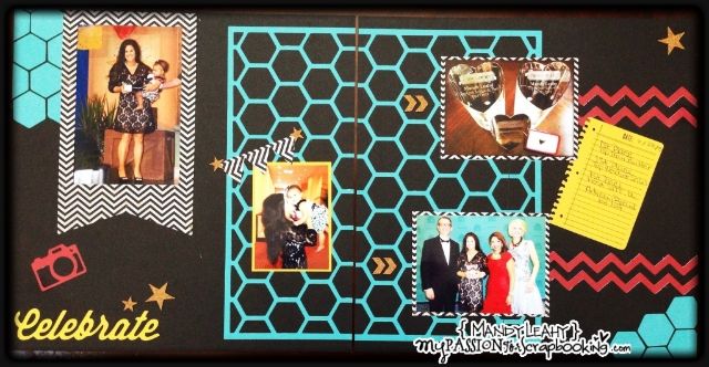 Celebrate Scrapbook Layout Celebrate Scrapbook Layout