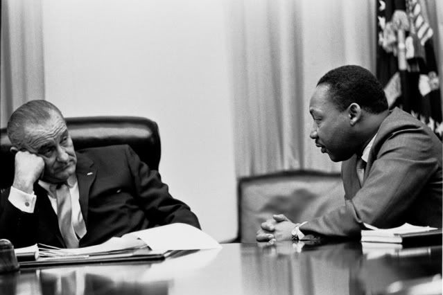 LBJ and MLK