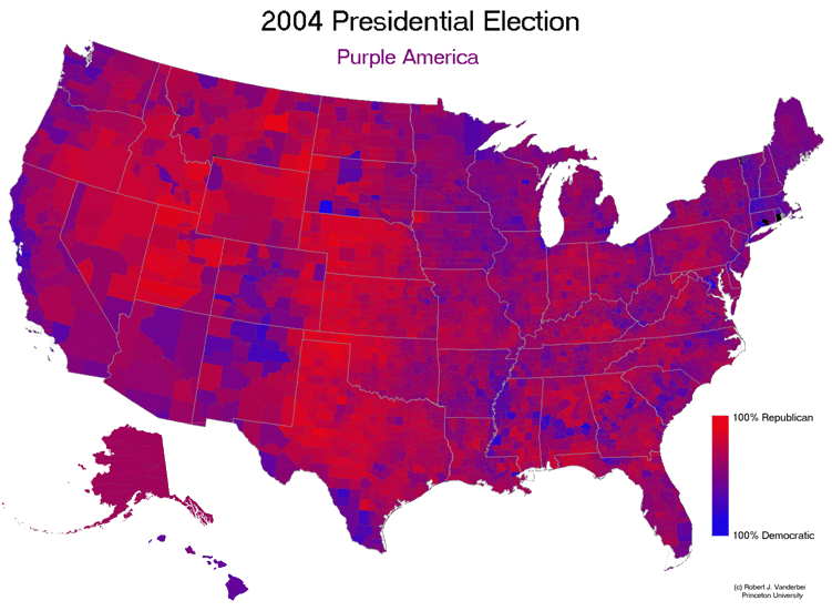 purple america 2004