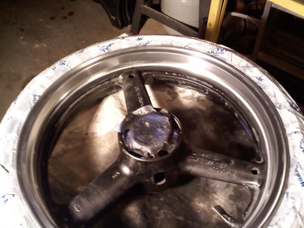 Polishing the lips on stock rims...Prject... Suzuki SV650 Riders Forum