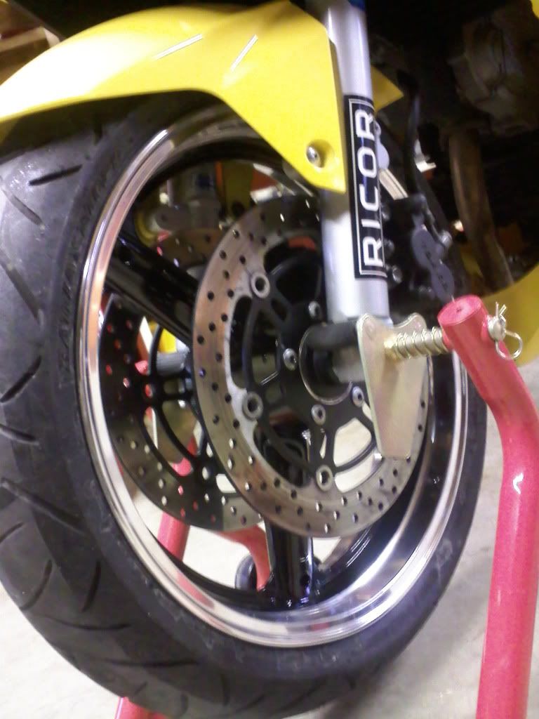 Polishing the lips on stock rims...Prject... Suzuki SV650 Riders Forum