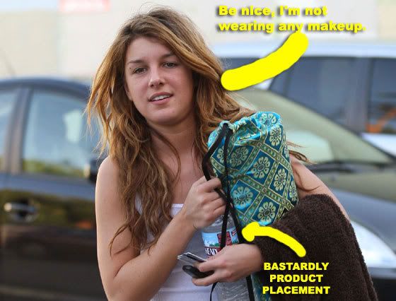 Shenae Grimes Prefers Arrowhead Water For Yoga Class!