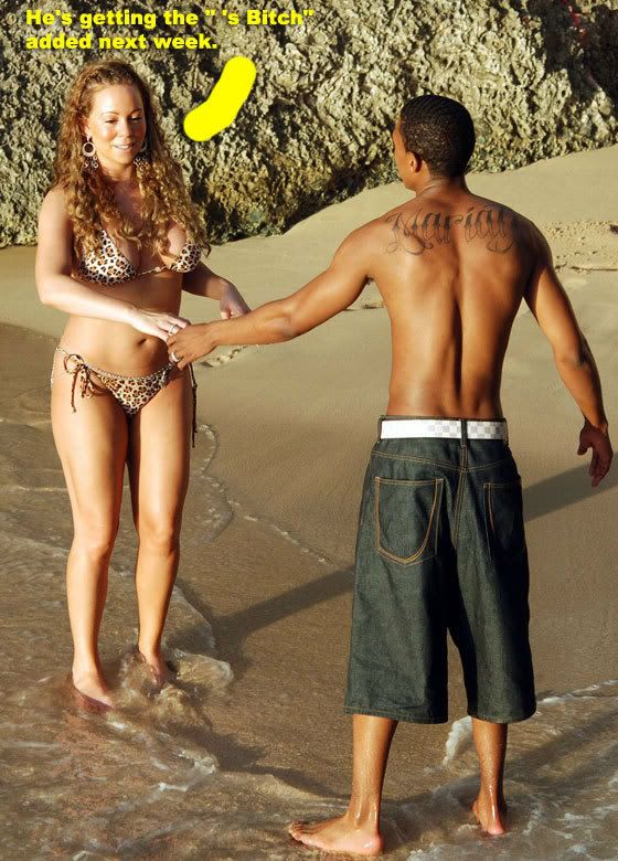 Nick Cannon Tattoo: mariah nick 04010902