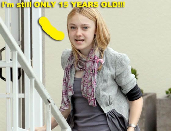 Dakota Fanning was spotted in Hollywood doing some work for her upcoming 