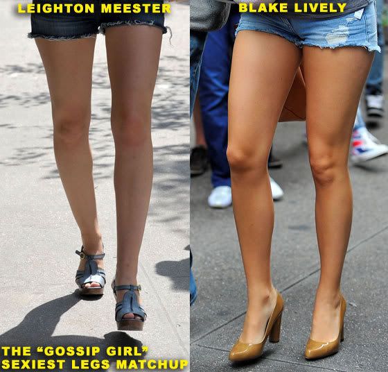 The goal when it comes to achieving sexy legs is to shoot for Blake Lively's