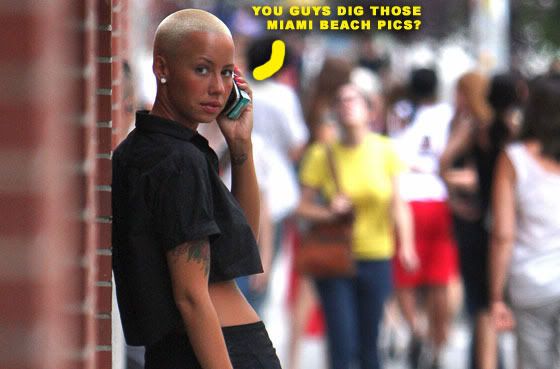 amber rose beach photos. Amber Rose Is Probably Wearing