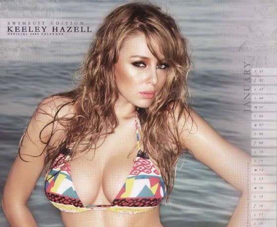 Keeley Hazell or Gemma Atkinson's 2009 Bikini Calendar