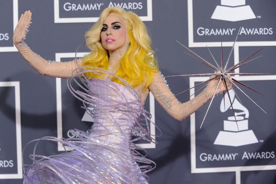 Lady Gaga Grammy Dress. Read more in 2010 Grammy