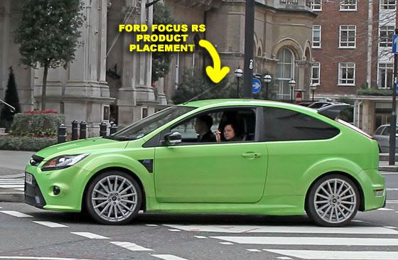Lily Allen Drives A Lime Green Ford Focus RS