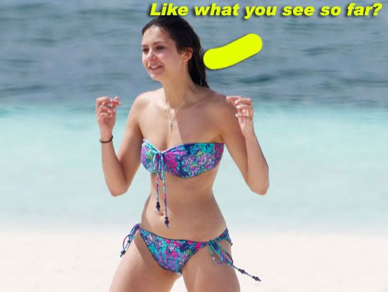 Nina Dobrev Bikini Pics On Vacation in Turks and Caicos