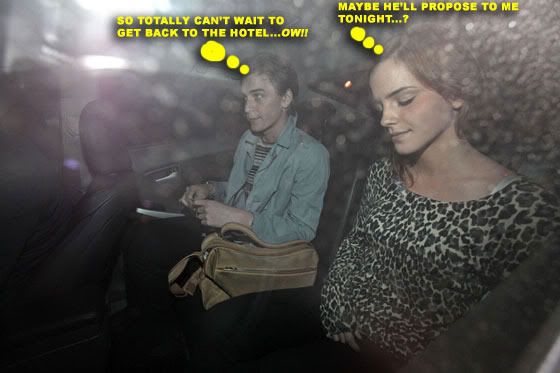 BREAKING!! Emma Watson Hit Up The Theater Last Night w/ Male Model!