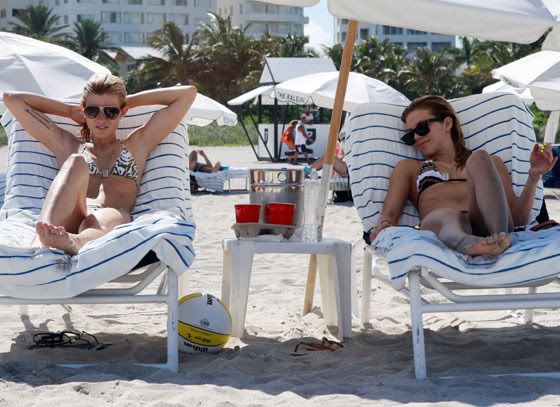 AnnaLynne Angel McCord Bikini Beach Photos in Miami