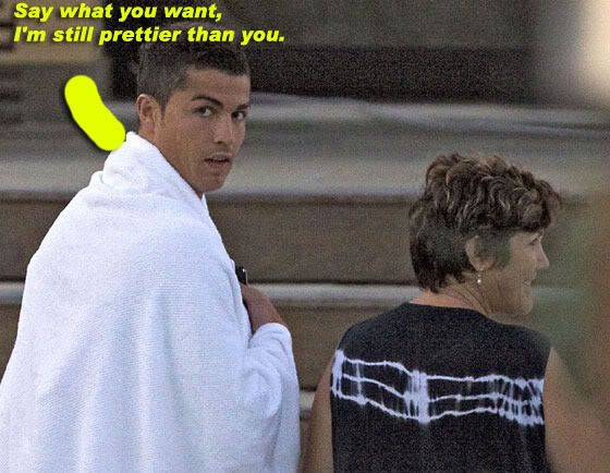 cristiano ronaldo son mother pictures. Cristiano Ronaldo Returns Home