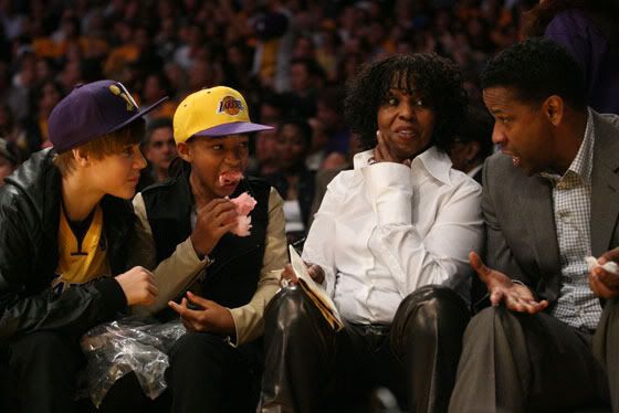 justin bieber and jaden smith lakers game. Jaden Smith, Justin Bieber