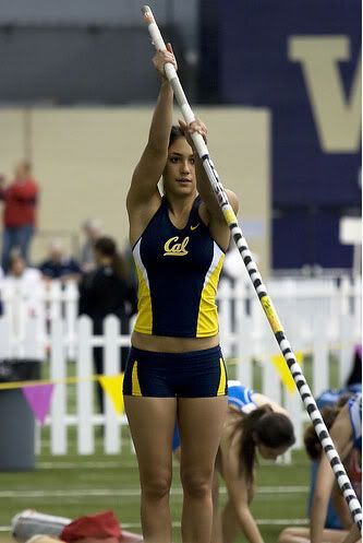  pic of Stokke that is in her Cal gear HOT btw 
