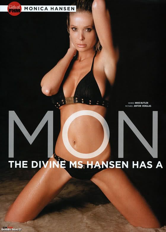 Monica Hansen FHM Australia December 2007