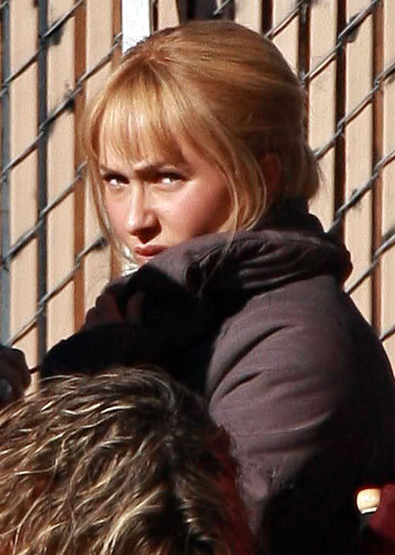 Hayden Panettiere Wears A Red Thong on Heroes Set