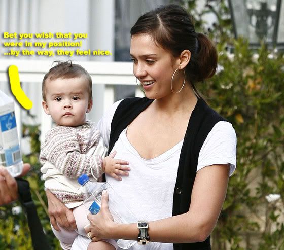 Jessica Alba And Cash Warren And Honor. Okay, in other Jessica Alba