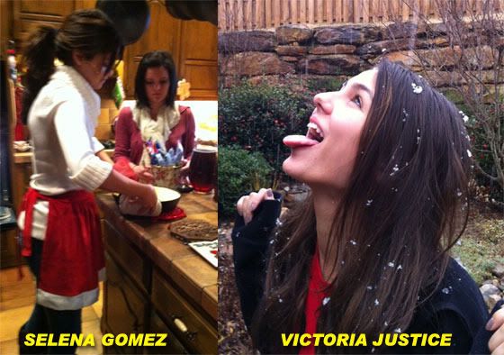 Both Selena Gomez and Victoria Justice posted these photos from their 