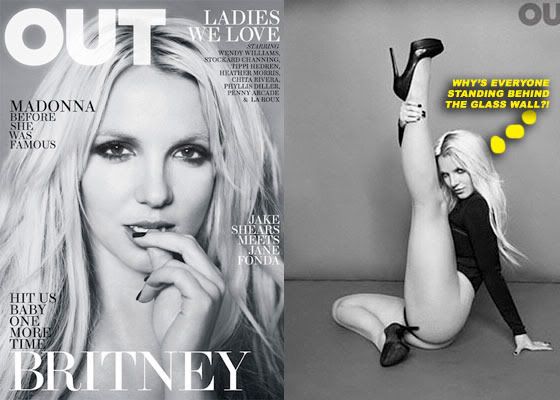 britney spears out magazine pics. Source: Out Magazine