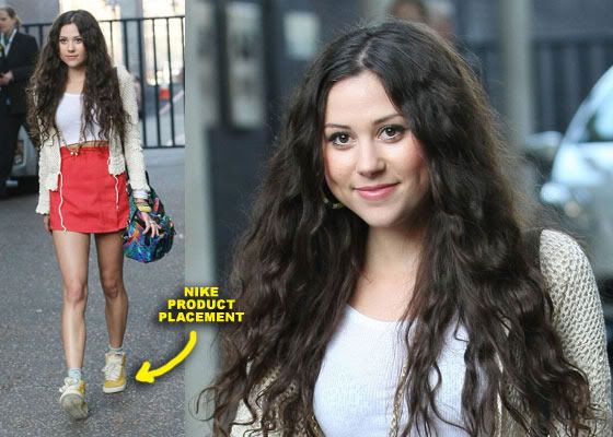 Eliza Doolittle was at the ITV studios in London earlier today showin' off a