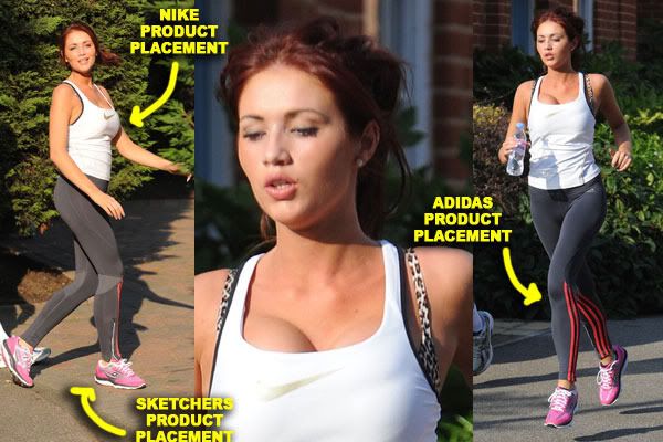 I'm probably wrong on this one but Amy Childs appears to be selling herself