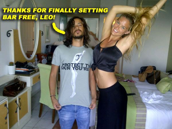Photo Credit Bar Refaeli's Twitter The caption that came w the above photo