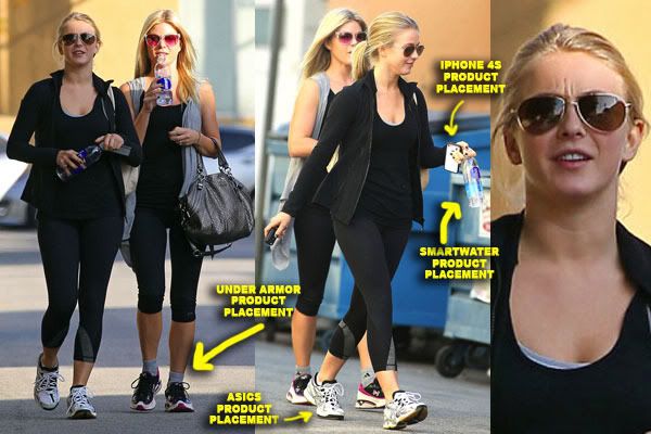 Footlooseremake star Julianne Hough was seen hitting the gym in LA with