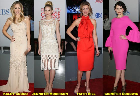 The Big Bang Theory's Kaley Cuoco hosted last night's 2012 People's Choice