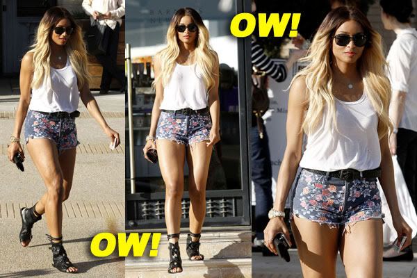 26yearold RB singer Ciara was feeling awfully leggy yesterday afternoon 