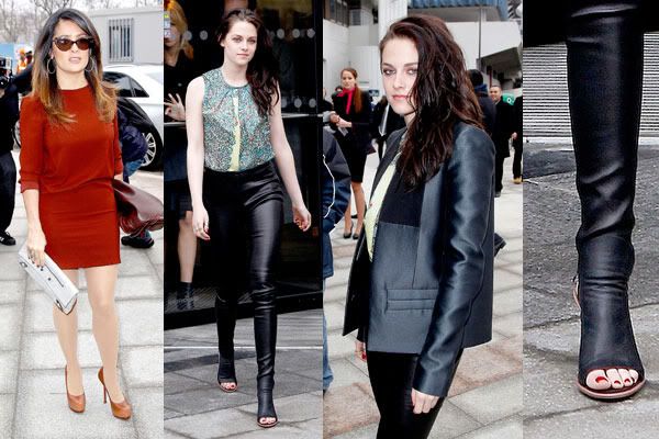 Kristen Stewart arrived into Paris yesterday afternoon earlier this 
