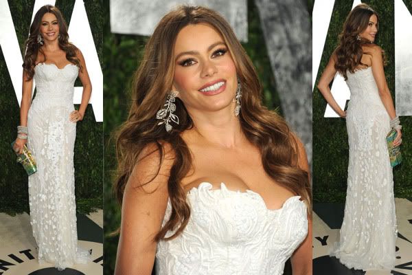 Sofia Vergara didn't bother with the actual Academy Awards show but rather