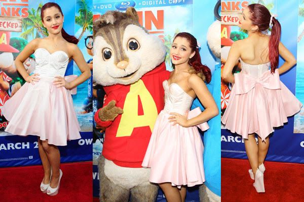 Ariana Grande Alvin And The Chipmunks Chipwrecked DVD Release Party