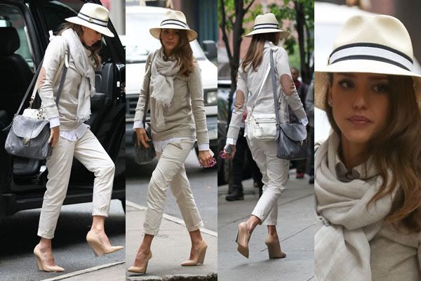 Jessica Alba Looking Very Stylish While Out About NYC