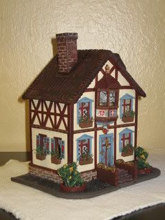 Swiss House with Oriel Window