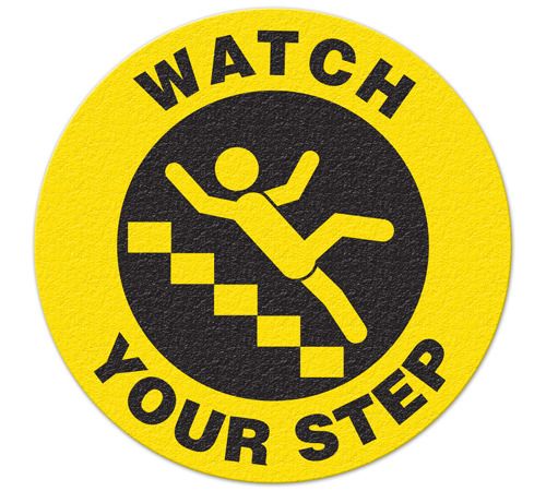 Watch Your Step Floor Sign