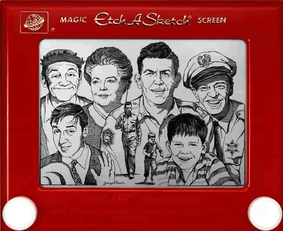 Mayberry Etch-A-Sketched