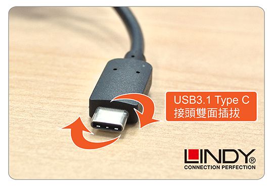 LINDY 林帝 USB3.1 Type-C to 有線千兆網路轉接器 (43164)
 01