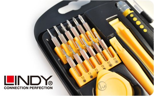 LINDY 台灣製 17合1 手機平板電腦 維修工具組 (43004) 02