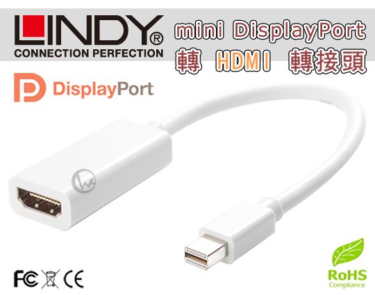 LINDY L mini DisplayPort  HDMI v/ഫ (41014)iۮeThunderboltj 01