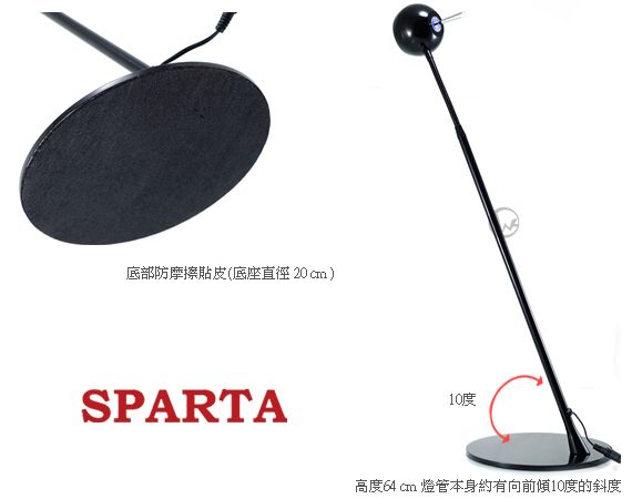 SPARTA 歐美暢銷款 時尚極簡風 蘋果造型 省電高壽命 LED桌燈  04