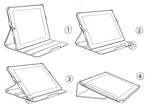 V-Smart 極簡 Asus Eee Pad Transformer TF101 變形平板 免持多視角 台灣製皮料 保護套 16