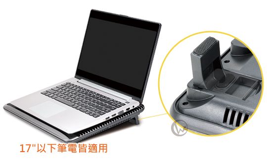 Jetart 捷藝 Coolstand 6桌上型 超靜音 筆電散熱器 NPA120 02