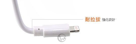JetArt 捷藝 耐拉拔 強化設計 Lightning (8pin) USB傳輸線 1m (CAA020)
