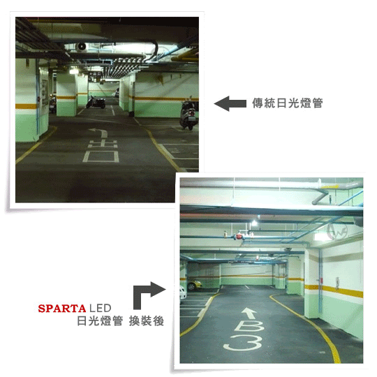 SPARTA LED T8 10W 日光燈管16