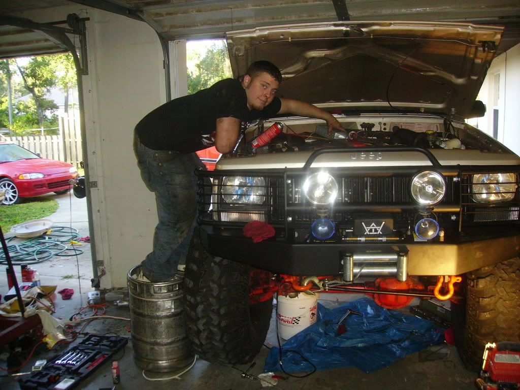 divorced transfer case in an XJ Pirate 4x4