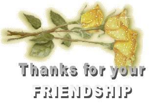 THANKS FOR YOUR FRIENDSHIP Pictures, Images and Photos