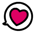 Speech Bubble Heart Speech Bubble Heart