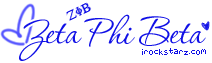 zeta phi beta graphics