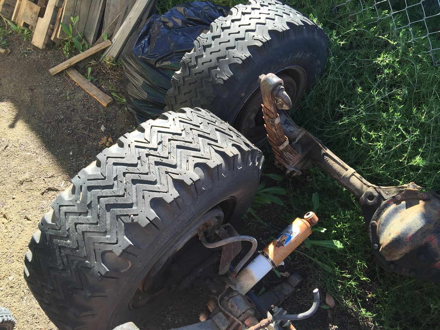 Willys cj2a factory axles Pirate 4x4